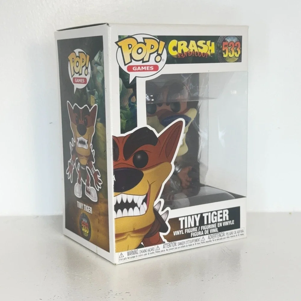 Funko Pop Tiny Tiger #533 Crash Bandicoot GameStop Exclusive Vinyl